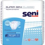 Подгузники для взрослых SENI Classic Large, 10шт