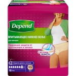 Белье впитывающее женское DEPEND M/L, 10шт