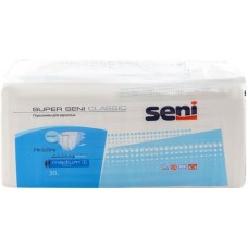 Подгузники для взрослых SENI Super Seni Classic Medium, 30шт в магазинах Лента