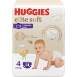Подгузники-трусики детские HUGGIES Elite Soft 4, 9–14кг, 21шт