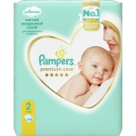 Подгузники детские PAMPERS Premium Care Mini 2, 4–8кг, 66шт