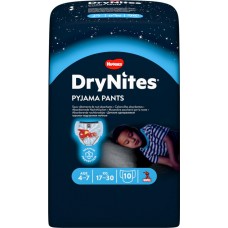 Подгузники-трусики детские для мальчиков HUGGIES DryNites 4–7 лет, 17–30кг, 10шт в магазинах Лента