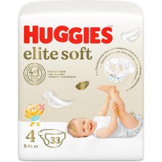 Подгузники детские HUGGIES Elite Soft 4, 8–14кг, 33шт в магазинах Лента