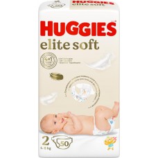 Подгузники детские HUGGIES Elite Soft 2, 4–6кг, 50шт в магазинах Лента