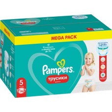 Подгузники-трусики для мальчиков и девочек PAMPERS Pants Mega Junior 12–17кг, 84шт в магазинах Лента