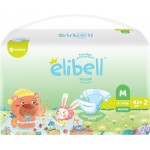Подгузники детские ELIBELL Active M 6–11кг, 44шт