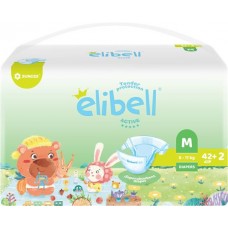 Подгузники детские ELIBELL Active M 6–11кг, 44шт в магазинах Лента