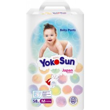 Подгузники-трусики детские YOKOSUN Comfort M 6–10кг, 58шт в магазинах Лента