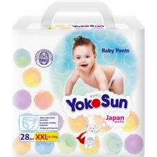 Подгузники-трусики детские YOKOSUN Comfort XXL 15+кг, 28шт в магазинах Лента