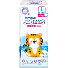 Подгузники-трусики детские JOONIES Premium Soft L 9–14кг, 44шт в магазинах Лента