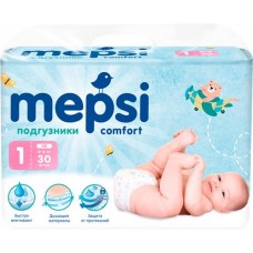 Подгузники детские MEPSI NB до 6кг, 30шт в магазинах Лента
