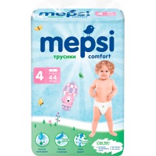 Трусики-подгузники детские MEPSI L 9–16кг, 44шт в магазинах Лента