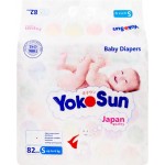 Подгузники детские YOKOSUN S до 6кг, 82шт