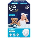 Подгузники-трусики детские LITTLE TIMES Premium Maxi 7–18кг, 42шт