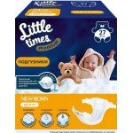 Подгузники детские LITTLE TIMES Premium New Born 0–5кг, 27шт Подгузники детские LITTLE TIMES Premium New Born 0–5кг, 27шт