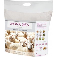 Подушка МОНА ЛИЗА Овечья шерсть 70х70см, чехол тик, Арт. 539723 в магазинах Лента