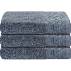 Полотенце махровое HOMECLUB Плиссе 30x50см, серое, хлопок, Арт. ПТА-1725-3733 цв.521 в магазинах Лента