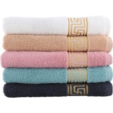 Полотенце CLEANELLY Меандро 30x50см, белое, золотой бордюр, хлопок, Арт. ПЦ-1701-3835/4523/5273 цв.101 в магазинах Лента Полотенце CLEANELLY Меандро 30x50см, белое, золотой бордюр, хлопок, Арт. ПЦ-1701-3835/4523/5273 цв.101 в магазинах Лента