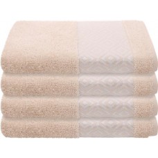 Полотенце CLEANELLY Меандро 50x80см, бежевое, серебряный бордюр, хлопок, Арт. ПЦ-3601-3656 цв.258 в магазинах Лента Полотенце CLEANELLY Меандро 50x80см, бежевое, серебряный бордюр, хлопок, Арт. ПЦ-3601-3656 цв.258 в магазинах Лента