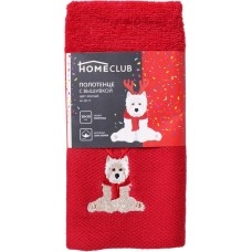Полотенце HOMECLUB NY Friends 30x50см, с вышивкой, хлопок, Арт. QSI-t3 в магазинах Лента