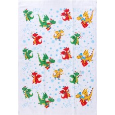 Полотенце HOMECLUB Символ года 2024 40x60см, с принтом, хлопок, Арт. ST- t1 в магазинах Лента