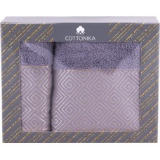 Набор махровых полотенец COTTONIKA Пьемонт 50х70см 70х120см, Арт. НрПьемонт в магазинах Лента