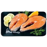 Лосось Атлантический ЛЕНТА FRESH стейк из замороженного сырья, весовой