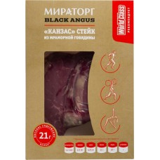 Стейк из мраморной говядины МИРАТОРГ Канзас Black Angus, 390г в магазинах Лента
