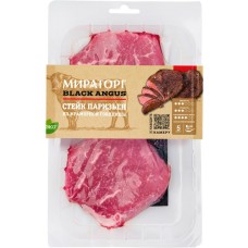 Стейк из мраморной говядины МИРАТОРГ Паризьен Black Angus, 290г в магазинах Лента