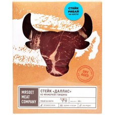 Стейк из мраморной говядины МЯСОЕТ Даллас, сухая выдержка, 300г в магазинах Лента