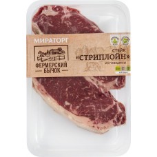Стейк из говядины МИРАТОРГ Стриплойн, категория А, 500г в магазинах Лента