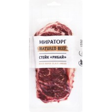 Стейк из говядины МИРАТОРГ Matured Beef Рибай, 250г в магазинах Лента