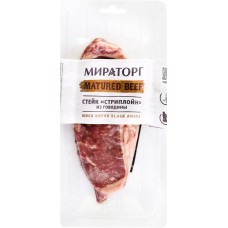 Стейк из говядины МИРАТОРГ Matured Beef Стриплойн, 250г в магазинах Лента