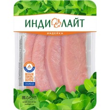 Шницель из филе грудки индейки натуральный ИНДИЛАЙТ, 400г в магазинах Лента