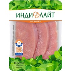 Стейк из филе грудки индейки натуральный ИНДИЛАЙТ, 525г в магазинах Лента