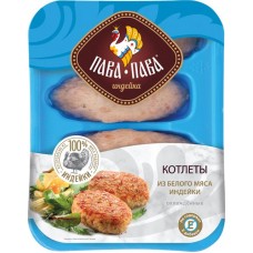Котлеты из белого мяса индейки ПАВА ПАВА, 450г в магазинах Лента