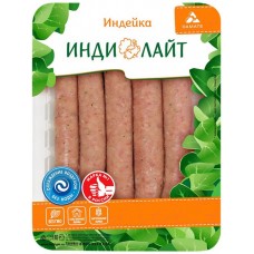 Колбаски для жарки ИНДИЛАЙТ, 500г в магазинах Лента