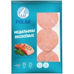 Медальоны замороженные POLAR из фарша лососевых пород, 300г