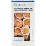Шашлычок из дикого гребешка замороженный ОДИССЕЯ в беконе, 200г Шашлычок из дикого гребешка замороженный ОДИССЕЯ в беконе, 200г