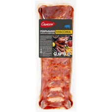 Ребрышки свиные САМСОН Классика, в маринаде, весовый в магазинах Лента