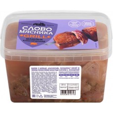Шашлык из свинины СЛОВО МЯСНИКА Классический в маринаде, ведро, весовой в магазинах Лента