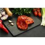 Стейк из свиной шеи в можжевеловом маринаде