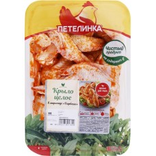 Крыло куриное ПЕТЕЛИНКА в маринаде, весовое в магазинах Лента