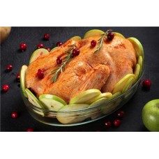 Утка Праздничная с яблоками, весовая в магазинах Лента