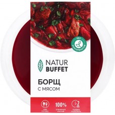 Борщ НАТУРБУФЕТ с мясом, 340г в магазинах Лента