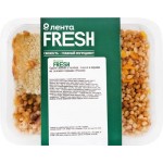 Суфле рыбное с полбой, тыквой и соусом из зеленого горошка, 320г Суфле рыбное с полбой, тыквой и соусом из зеленого горошка, 320г