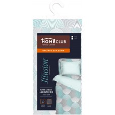 Набор наволочек HOME CLUB Illusion 70x70см, поплин, 2шт в магазинах Лента