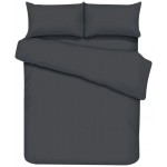 Пододеяльник HOMECLUB 145x215см, черный, страйп-сатин Пододеяльник HOMECLUB 145x215см, черный, страйп-сатин