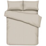 Пододеяльник HOMECLUB 145x215см, бежевый, страйп-сатин Пододеяльник HOMECLUB 145x215см, бежевый, страйп-сатин