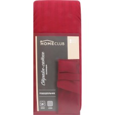 Пододеяльник HOMECLUB 200х220см, бордовый, страйп-сатин в магазинах Лента